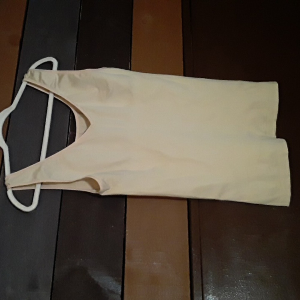 XXL Jockey Long Shaping Tank Top/ Dress Beige Color Extra Long - Picture 2 of 9